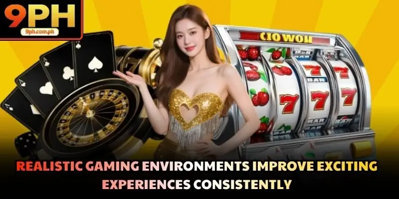 Realistic gaming environments improve exciting experiences consistently
