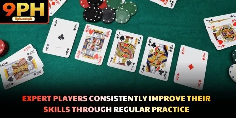 Image: Expert players consistently improve their skills through regular practice