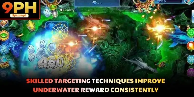 Skilled targeting techniques improve underwater reward consistently