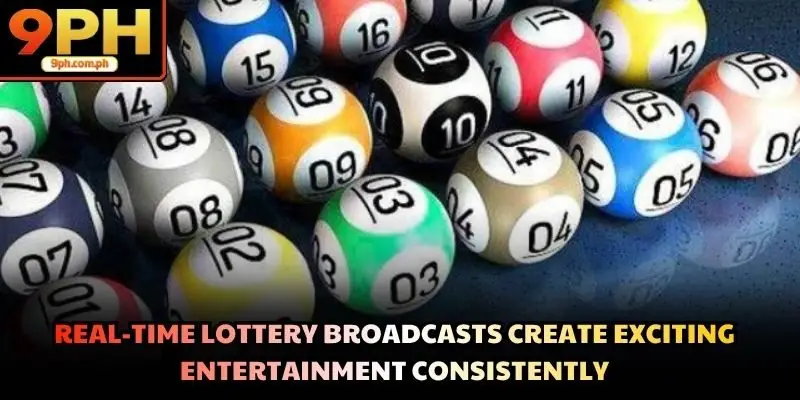 Real-time lottery broadcasts create exciting entertainment consistently