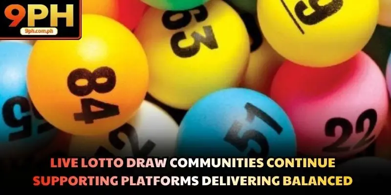Live lotto draw communities continue supporting platforms delivering balanced