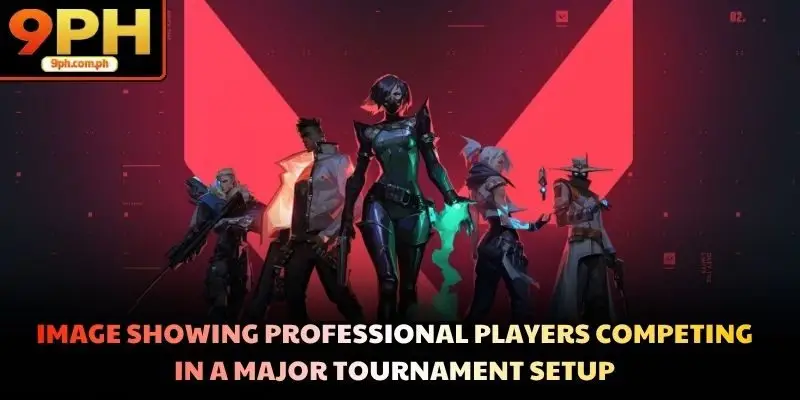 Image showing professional players competing in a major tournament setup